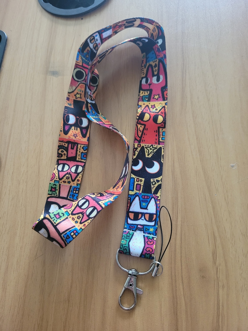 🍁NEW🍁Colorful Cat Pattern Phone Lanyard - Multi-Color